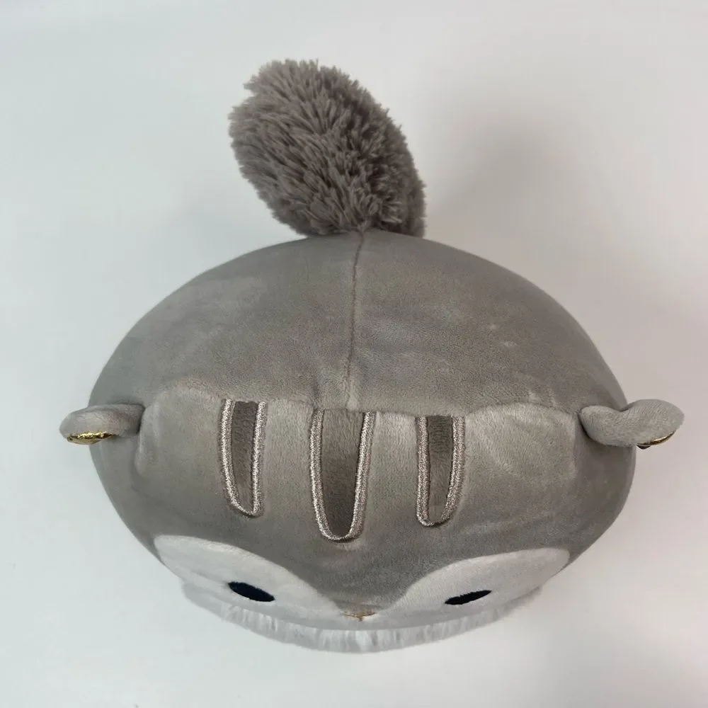 Squishmallows Squirrel Androu Plush Gray White Kellytoy Stuffed Animal 8”